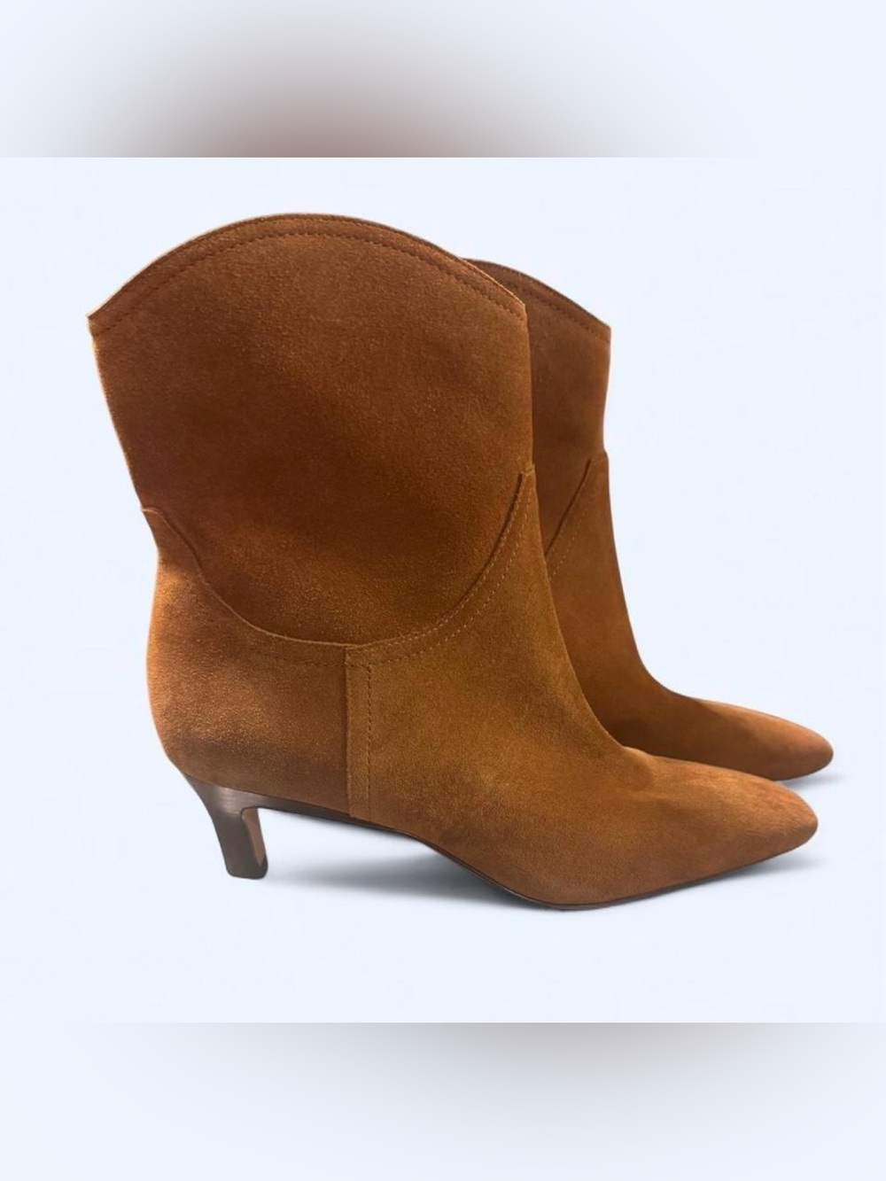 NORDSTROM - TAN LEATHER ANKLE BOOT